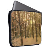 Elektronik-Beutel Winterwald Schnee und Licht Laptopschutzhülle (Vorne Rechts)