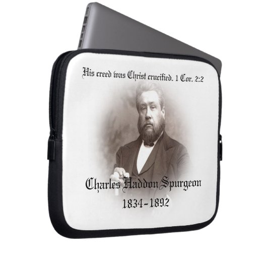 Elektronik-Hülse Charless Haddon Spurgeon Laptopschutzhülle (Vorne Rechts)