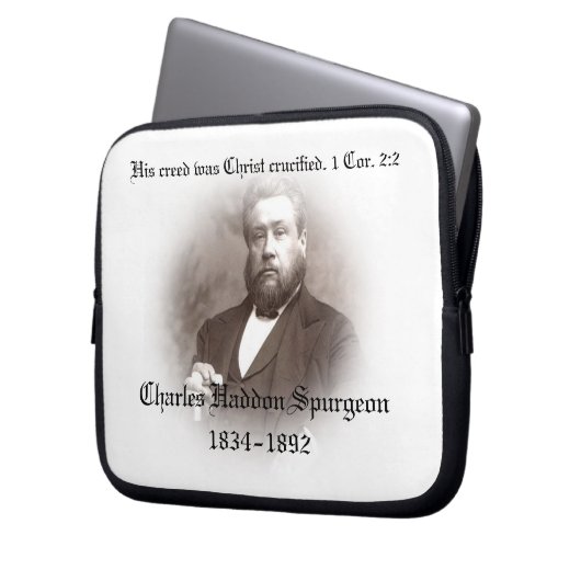 Elektronik-Hülse Charless Haddon Spurgeon Laptopschutzhülle (Vorderseite Links)