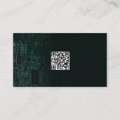 Elektronik-Montagefirma Visitenkarte (Rückseite)