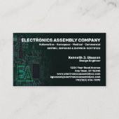 Elektronik-Montagefirma Visitenkarte (Vorderseite)