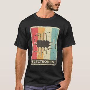 Elektronik-Schaltung Retro-Optik T-Shirt