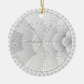 Elektronik Smith Chart Holiday Keramik Ornament (Vorne)