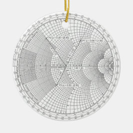 Elektronik Smith Chart Holiday Keramik Ornament