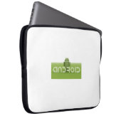 Elektronik-Tasche mit androidem Logo Laptopschutzhülle (Vorne Rechts)