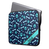 Elektronik-Tasche Paws and Bones Laptopschutzhülle (Vorderseite Links)