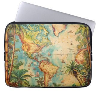 Elektronik-Tasche - Vintage Atlas Collection  Laptopschutzhülle