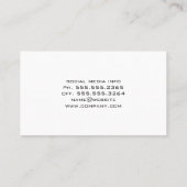 Elektronik | Tech Visitenkarte (Rückseite)