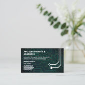 Elektronikmontage Visitenkarte (Stehend Vorderseite)