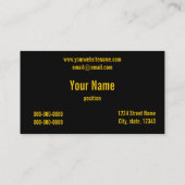 Elektronikreparatur-Visitenkarteschablone Visitenkarte (Rückseite)