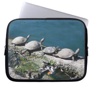 Elektroniktasche, die Familie der Schildkröten Laptopschutzhülle