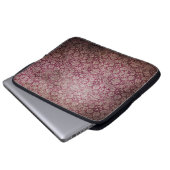 Elektroniktasche, glücklich, Farbe, Vintag Laptopschutzhülle (Vorne Knopf)