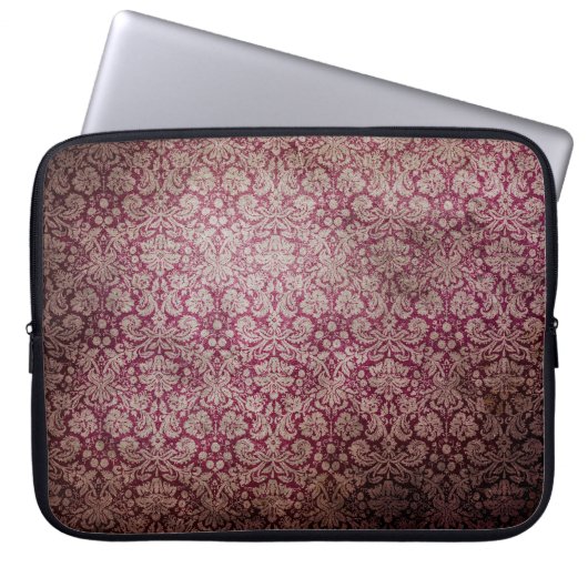 Elektroniktasche, glücklich, Farbe, Vintag Laptopschutzhülle (Vorderseite)
