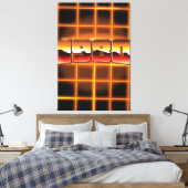 Elektronisch 1980 leinwanddruck (Insitu (Schlafzimmer))