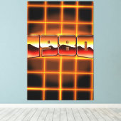 Elektronisch 1980 leinwanddruck (Insitu (Holzboden))