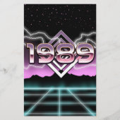 Elektronisch 1989 briefpapier (Vorderseite)