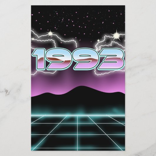 Elektronisch 1993 briefpapier (Vorderseite)