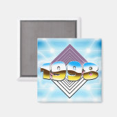 Elektronisch 1998 magnet (Vorderseite/Rückseite)