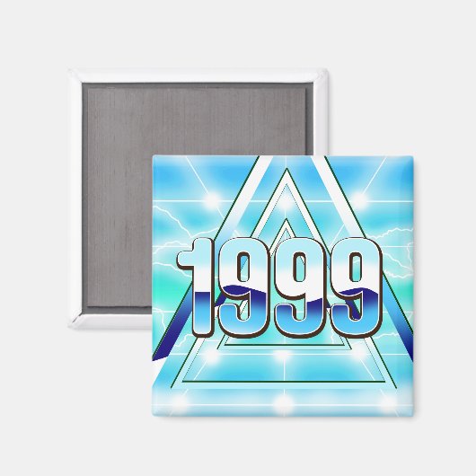 Elektronisch 1999 magnet (Vorderseite/Rückseite)