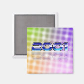 Elektronisch 2001 magnet (Vorderseite/Rückseite)