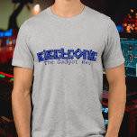 Elektronisch-blaue Platine im Stil des Gadget-man-<br><div class="desc">Einzigartig gestalteter,  elektronisch gestalteter grafischer Leiterplatten-Style Blue T - Shirt. Die Grafik liest Electronic. Slogan unter liest derzeit den Gadget-Mann oder kann für Ihre eigene Nachricht personalisiert sein,  wenn Sie es vorziehen. Ein tolles Geschenk für Ingenieure,  Informatiker und für alle,  die gerne mit elektronischen oder eigenen elektronischen Geräten herumspielen.</div>