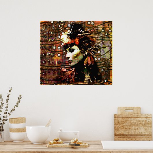 elektronisch poster (Küche)