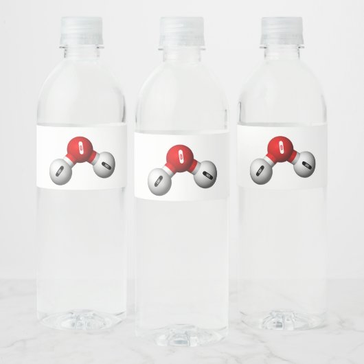 Elektronische Bindung von Wasser- Wasserflaschenetikett (Flaschen)