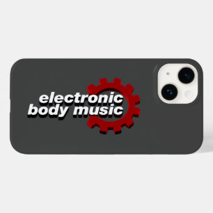 Elektronische Body Music EBM-Schrift Case-Mate iPhone 14 Hülle