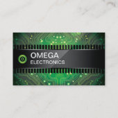 Elektronische Chip-Art-Visitenkarte Visitenkarte (Rückseite)