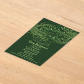 Elektronische Computerplatine Bar Mitzvah Acryleinladungen (Ablage )