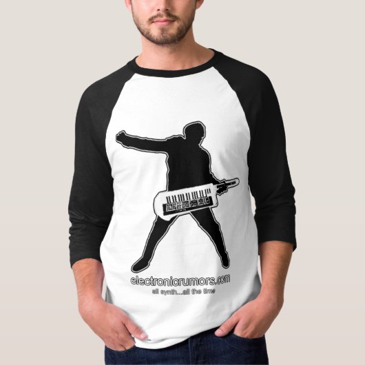 Elektronische Gerüchte: Keytar Axt-Man, alles T-Shirt (Vorderseite)
