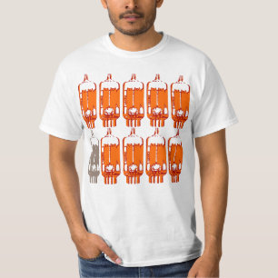 Elektronische Gitarren-Rockmusik mit Elektronenver T-Shirt