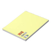 Elektronische Hardware glücklicher Freunde der Notizblock (Rotiert)