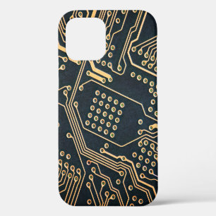 Elektronische Komponenten, Computerkarte Nahaufnah iPhone 12 Hülle