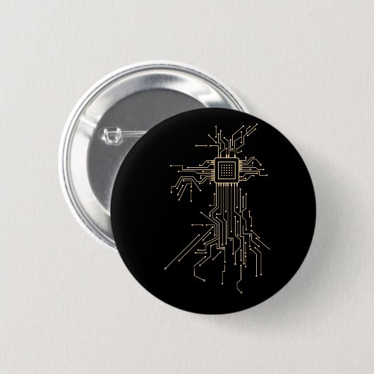 Elektronische Komponenten des Computerprozessors G Button (Vorne & Hinten)