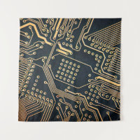 Elektronische Komponenten, nahe Computerkarte, gra