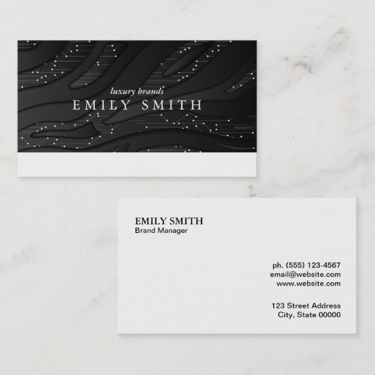 Elektronische Komponenten Visitenkarte (Vorne/Hinten)