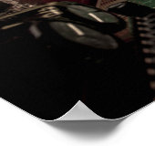 Elektronische Landschaft Poster (Ecke)