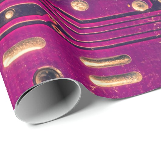 Elektronische Leiterplatte abstrakt Hintergrund. C Geschenkpapier (Rolleneckpunkt)