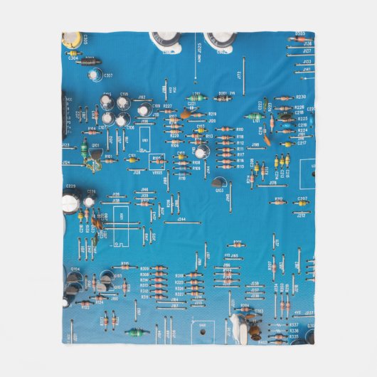 Elektronische Leiterplatte Fleecedecke (Vorderseite)