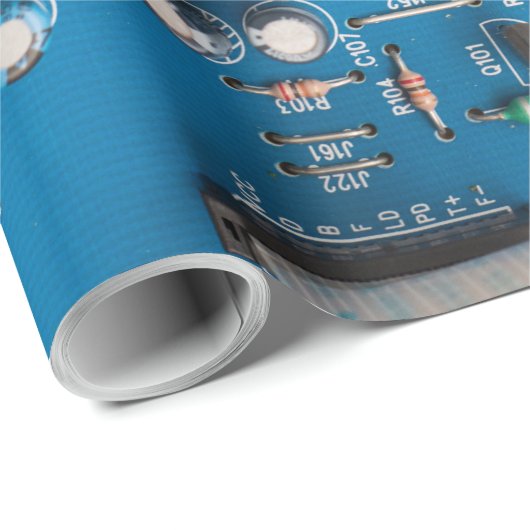 Elektronische Leiterplatte Geschenkpapier (Rolleneckpunkt)