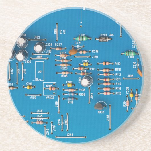 Elektronische Leiterplatte Getränkeuntersetzer (Vorne)