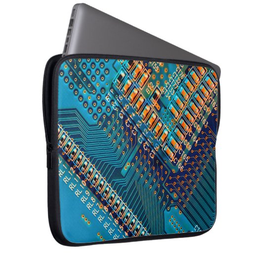 Elektronische Leiterplatte nah. Computer, Semico Laptopschutzhülle (Vorne Rechts)