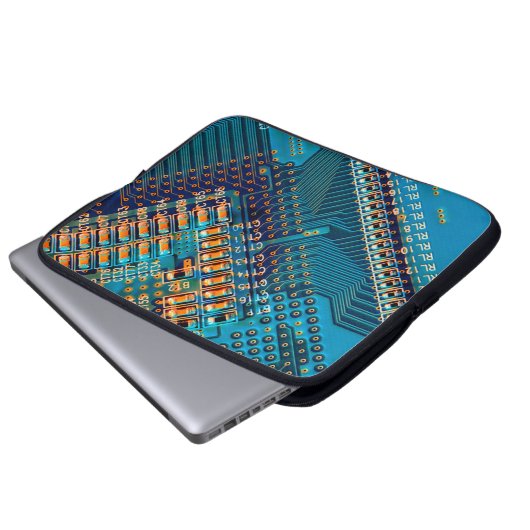 Elektronische Leiterplatte nah. Computer, Semico Laptopschutzhülle (Vorne Knopf)