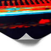 Elektronische Leiterplatte nah. elektronisch,mikro Poster (Ecke)