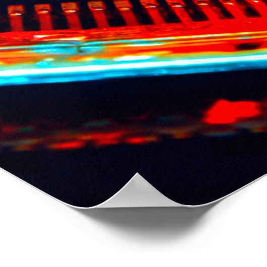 Elektronische Leiterplatte nah. elektronisch,mikro Poster (Ecke)