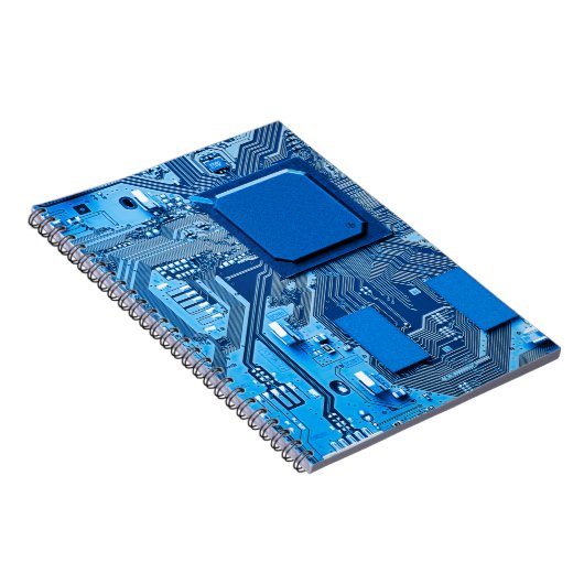 Elektronische Leiterplatte nah Notizblock (Rechte Seite)