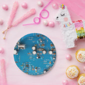 Elektronische Leiterplatte Pappteller (Party)