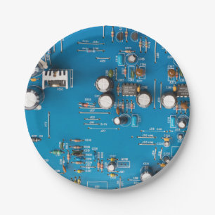 Elektronische Leiterplatte Pappteller
