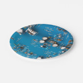 Elektronische Leiterplatte Pappteller (Schrägansicht)